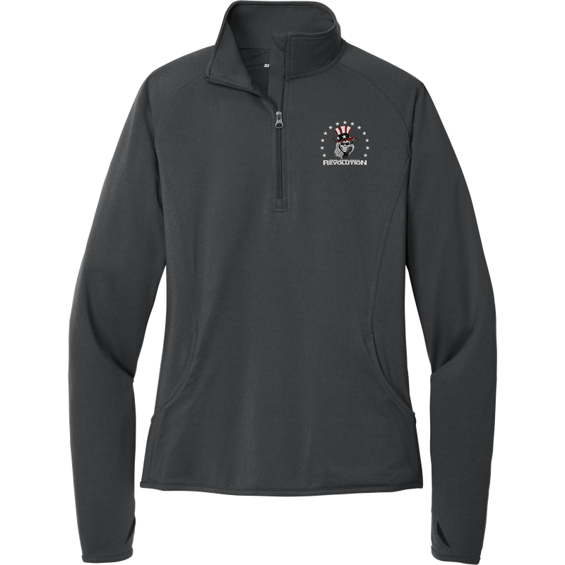 Phila Revolution Ladies Sport-Wick Stretch 1/4-Zip Pullover