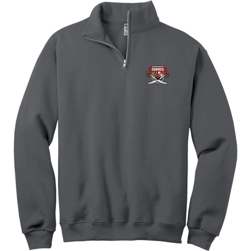 SOMD Sabres NuBlend 1/4-Zip Cadet Collar Sweatshirt