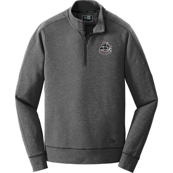 Grundy Senators New Era Tri-Blend Fleece 1/4-Zip Pullover