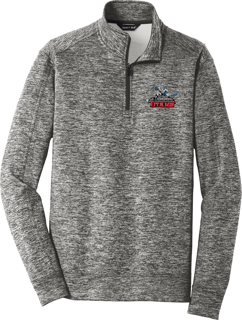 NJ Titans PosiCharge Electric Heather Fleece 1/4-Zip Pullover