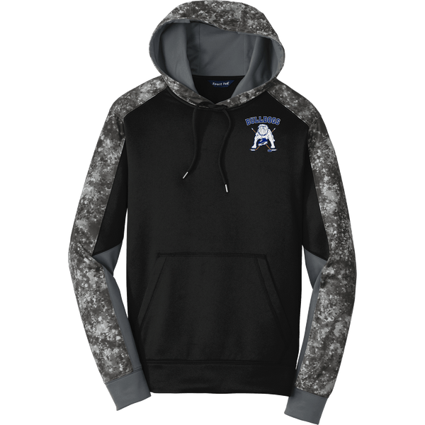 Chicago Bulldogs Sport-Wick Mineral Freeze Fleece Colorblock Hooded Pullover
