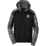 Upland Country Day School Sport-Wick Mineral Freeze Fleece Colorblock Hooded Pullover