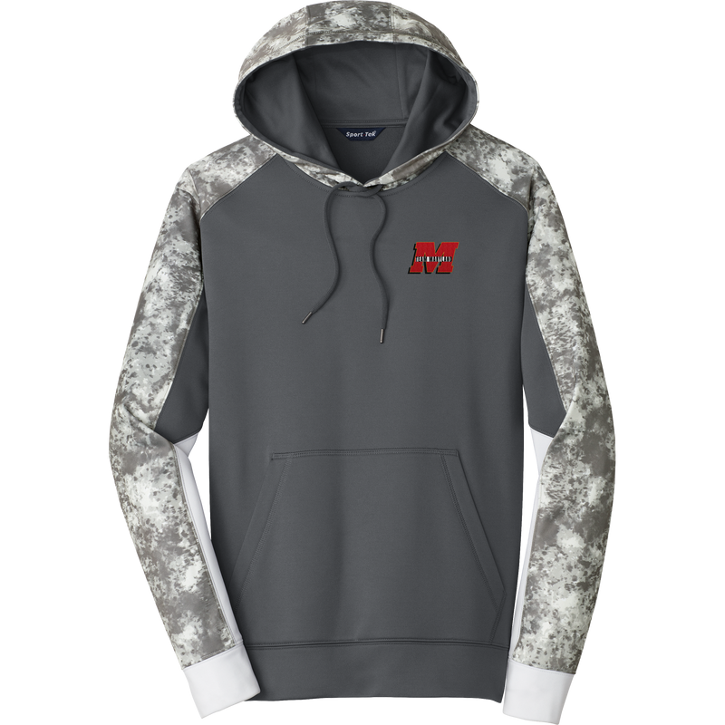 Team Maryland Sport-Wick Mineral Freeze Fleece Colorblock Hooded Pullover