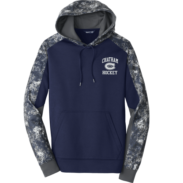 Chatham Hockey Sport-Wick Mineral Freeze Fleece Colorblock Hooded Pullover