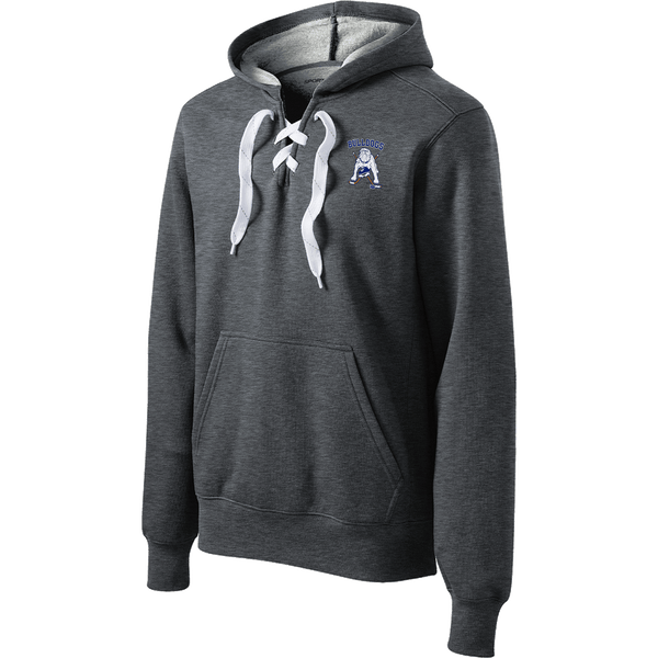Chicago Bulldogs Lace Up Pullover Hooded Sweatshirt