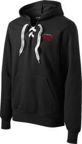 York Devils Lace Up Pullover Hooded Sweatshirt
