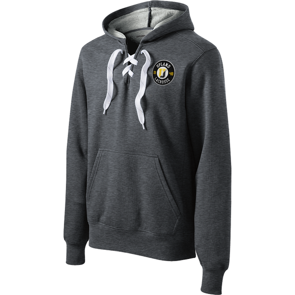Upland Lacrosse Lace Up Pullover Hooded Sweatshirt