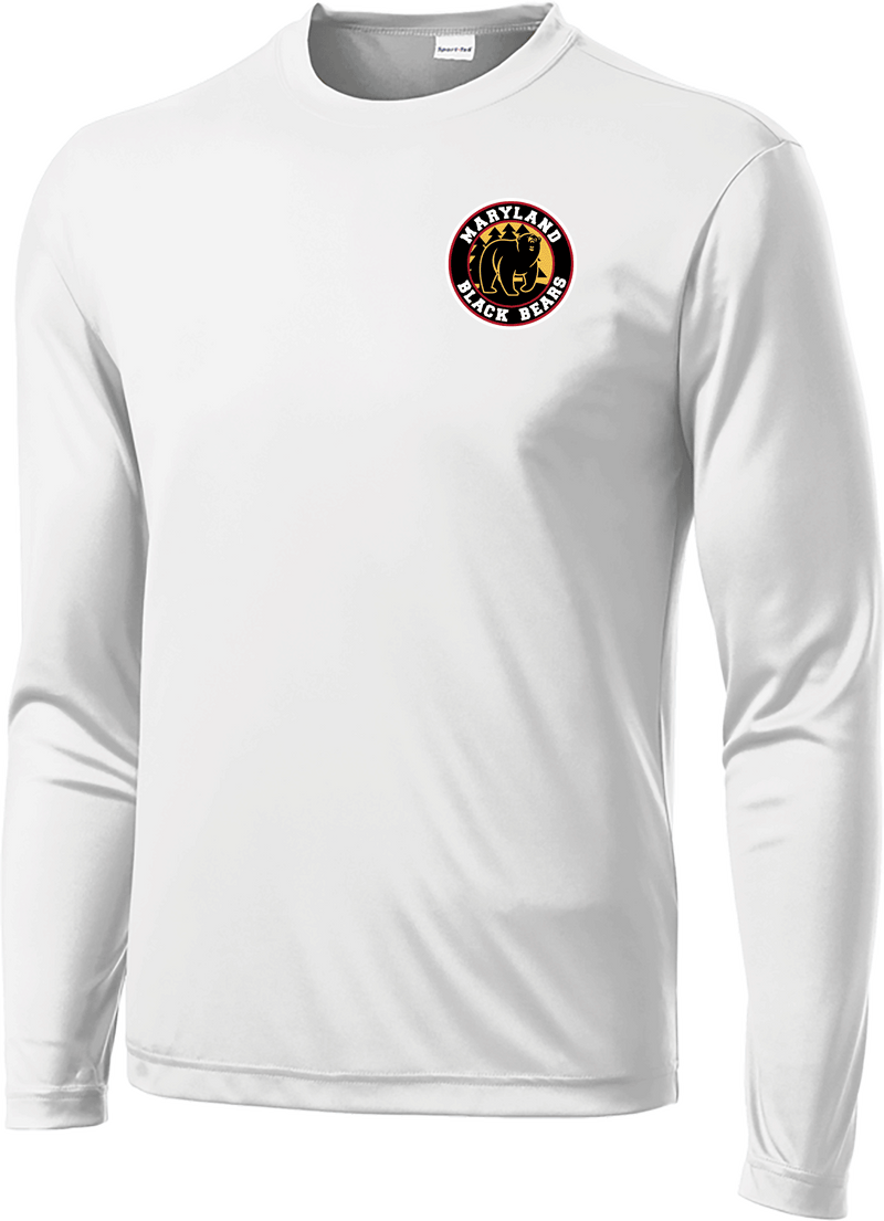 Maryland Black Bears Long Sleeve PosiCharge Competitor Tee