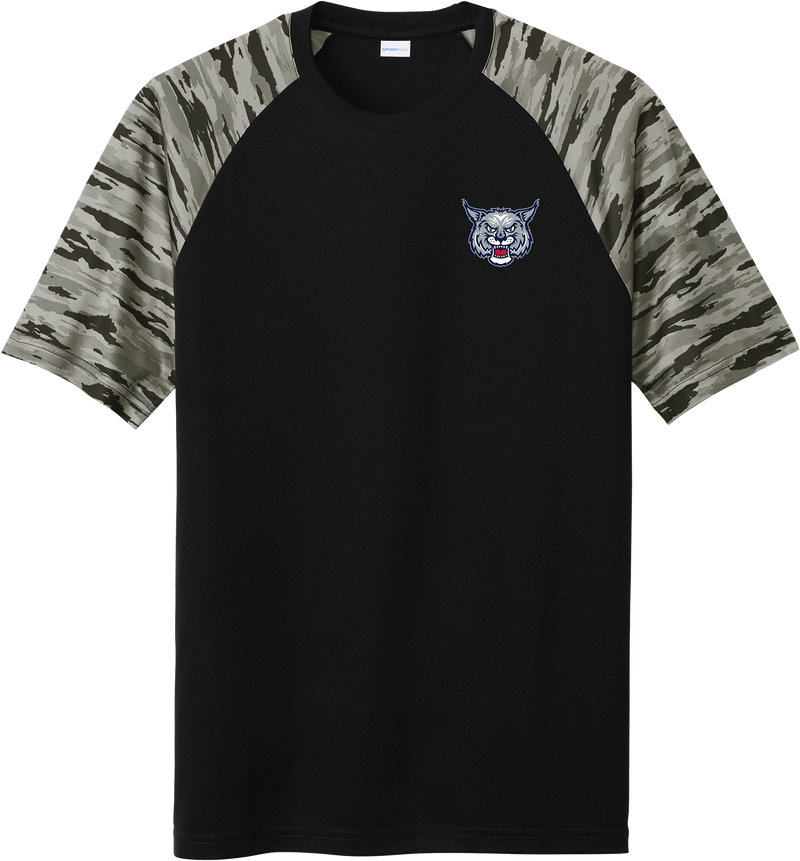 CT Bobcats Drift Camo Colorblock Tee