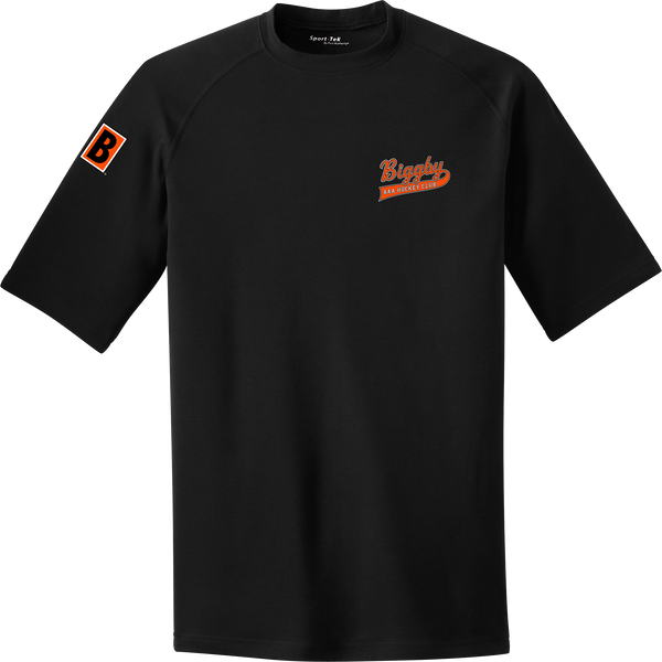 Biggby Coffee AAA PosiCharge Tri-Blend Wicking Raglan Tee