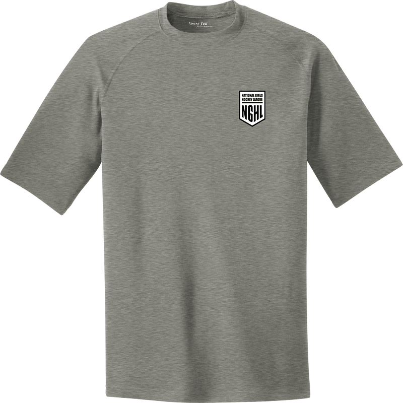 NGHL PosiCharge Tri-Blend Wicking Raglan Tee