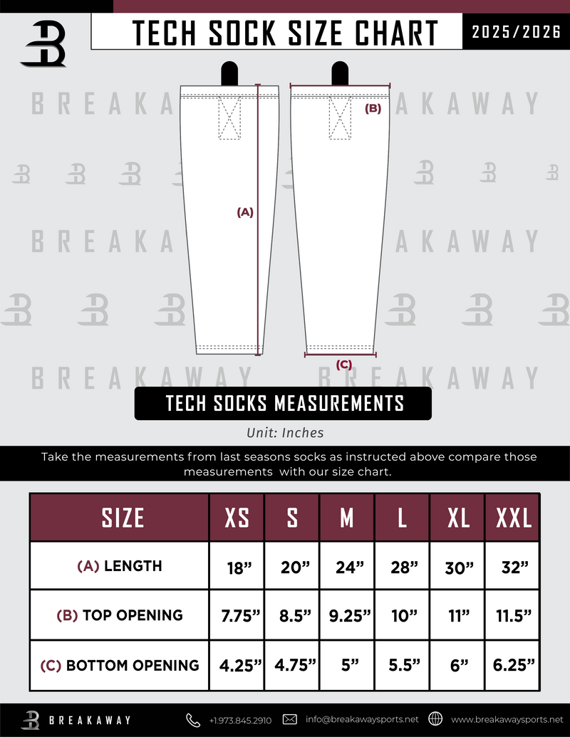 Allegheny Badgers Sublimated Tech Socks