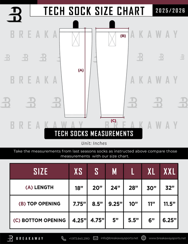 NJ Titans Tier 2 Sublimated Tech Socks