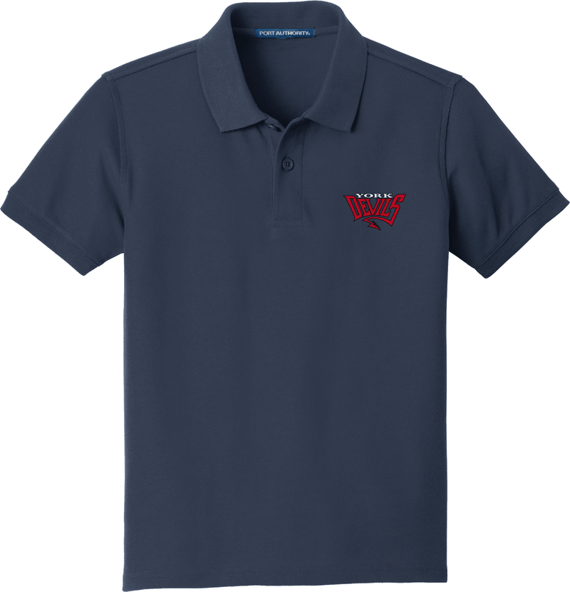 York Devils Youth Core Classic Pique Polo