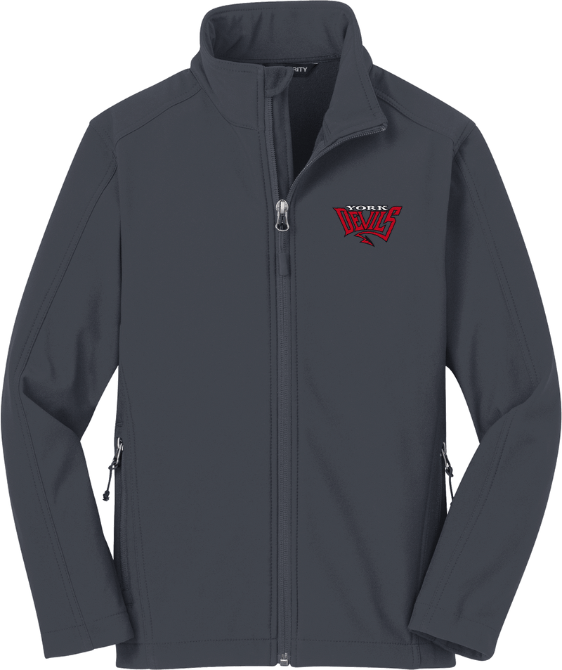 York Devils Youth Core Soft Shell Jacket