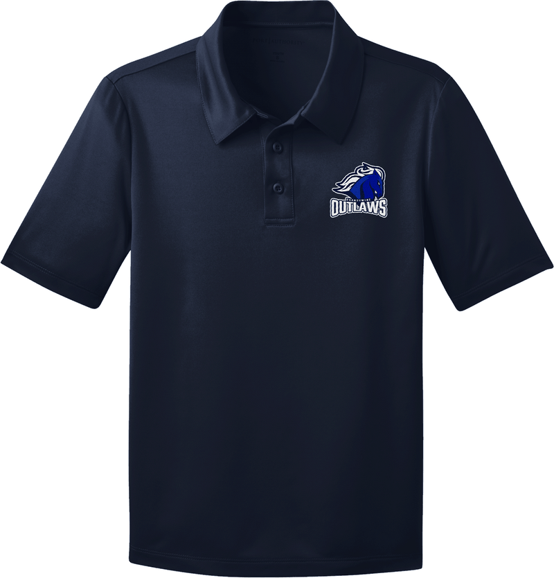 Brandywine Outlaws Youth Silk Touch Performance Polo