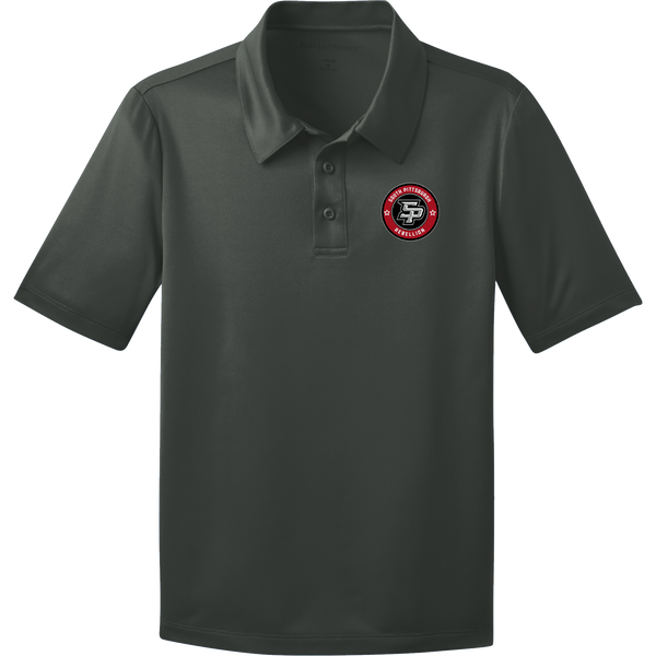 South Pittsburgh Rebellion Youth Silk Touch Performance Polo