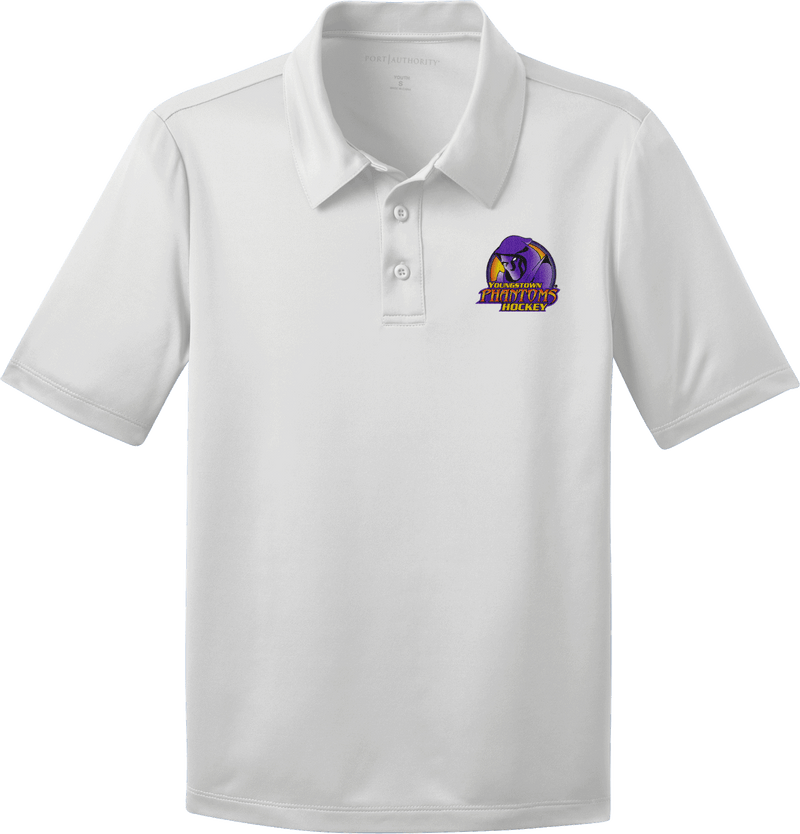 Youngstown Phantoms Youth Silk Touch Performance Polo