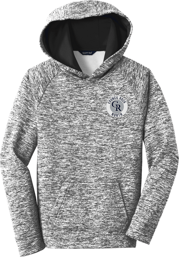 Council Rock North Youth PosiCharge Electric Heather Fleece Hooded Pullover