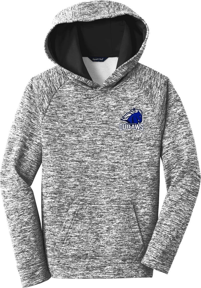 Brandywine Outlaws Youth PosiCharge Electric Heather Fleece Hooded Pullover