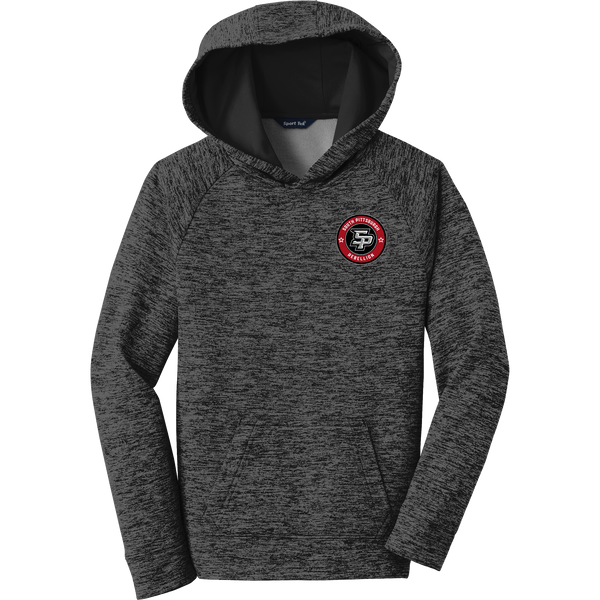 South Pittsburgh Rebellion Youth PosiCharge Electric Heather Fleece Hooded Pullover