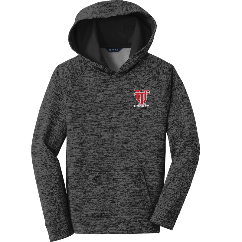 University of Tampa Youth PosiCharge Electric Heather Fleece Hooded Pullover