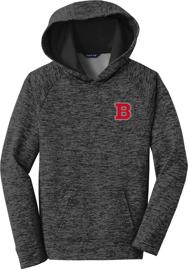 CT Bobcats Youth PosiCharge Electric Heather Fleece Hooded Pullover