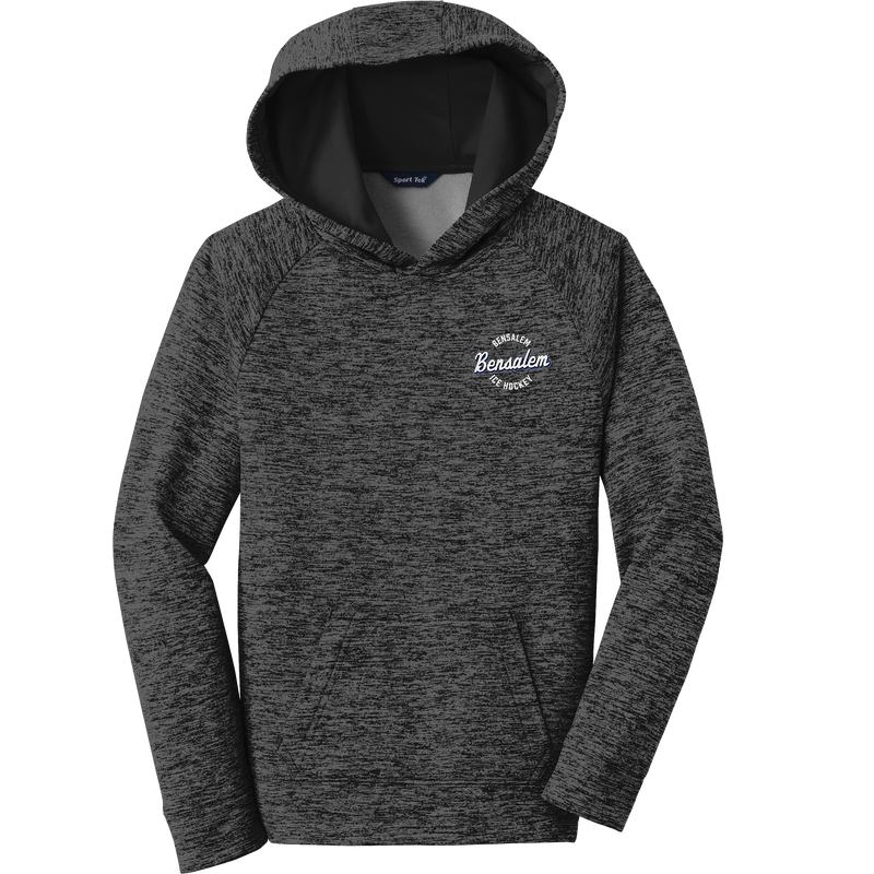 Bensalem Youth PosiCharge Electric Heather Fleece Hooded Pullover