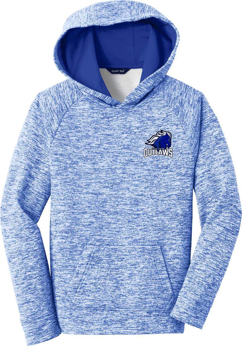 Brandywine Outlaws Youth PosiCharge Electric Heather Fleece Hooded Pullover