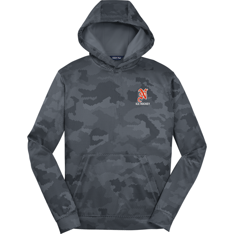 Midd North Hockey Youth Sport-Wick CamoHex Fleece Hooded Pullover