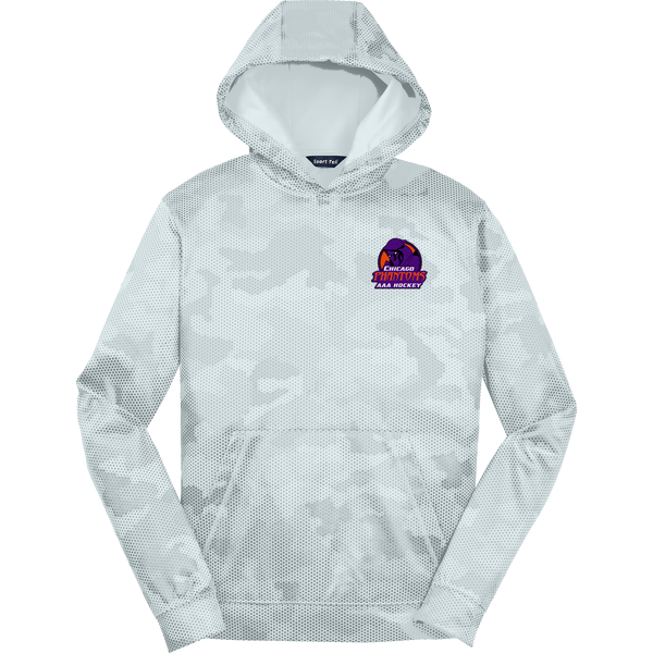 Chicago Phantoms Youth Sport-Wick CamoHex Fleece Hooded Pullover