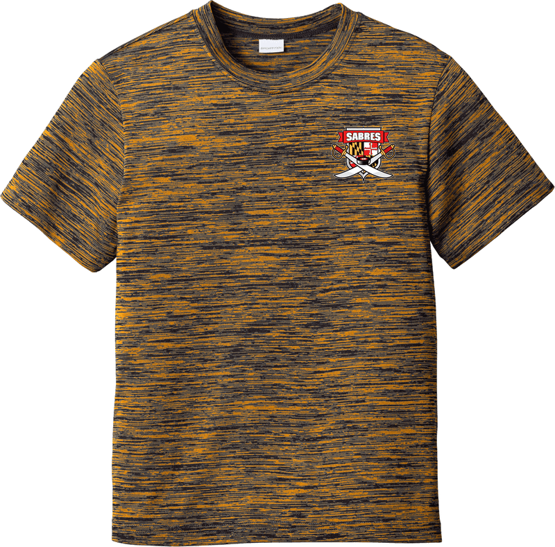 SOMD Sabres Youth PosiCharge Electric Heather Tee