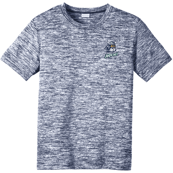 Hard Edge Hockey Youth PosiCharge Electric Heather Tee