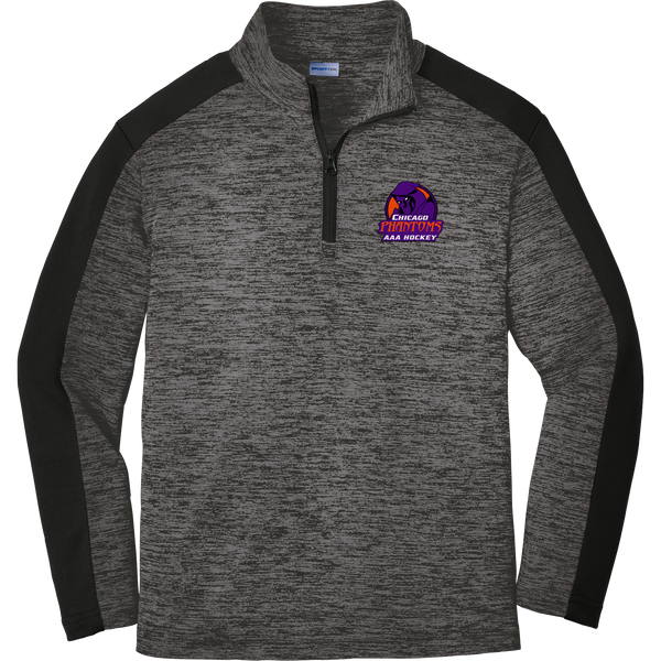 Chicago Phantoms Youth PosiCharge Electric Heather Colorblock 1/4-Zip Pullover
