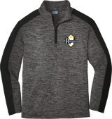 Royals Hockey Club Youth PosiCharge Electric Heather Colorblock 1/4-Zip Pullover