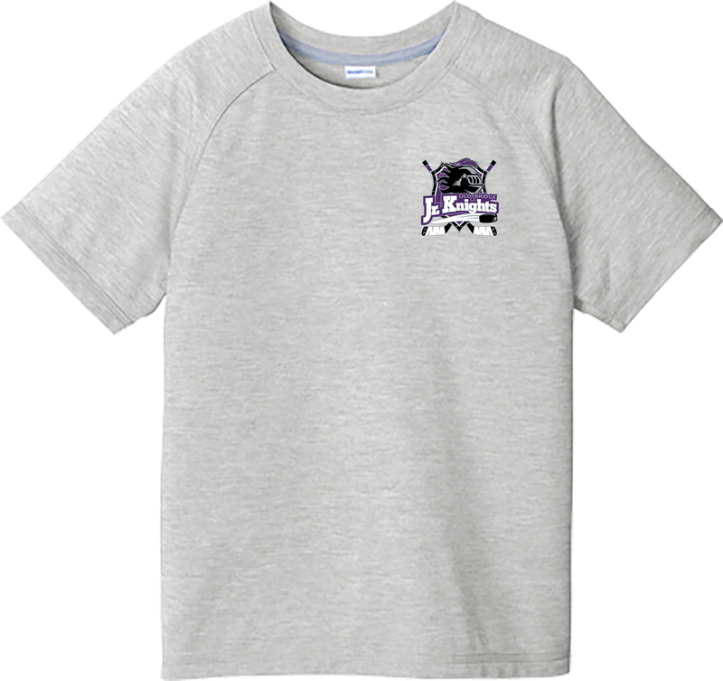 Old Bridge Jr. Knights Youth PosiCharge  Tri-Blend Wicking Raglan Tee