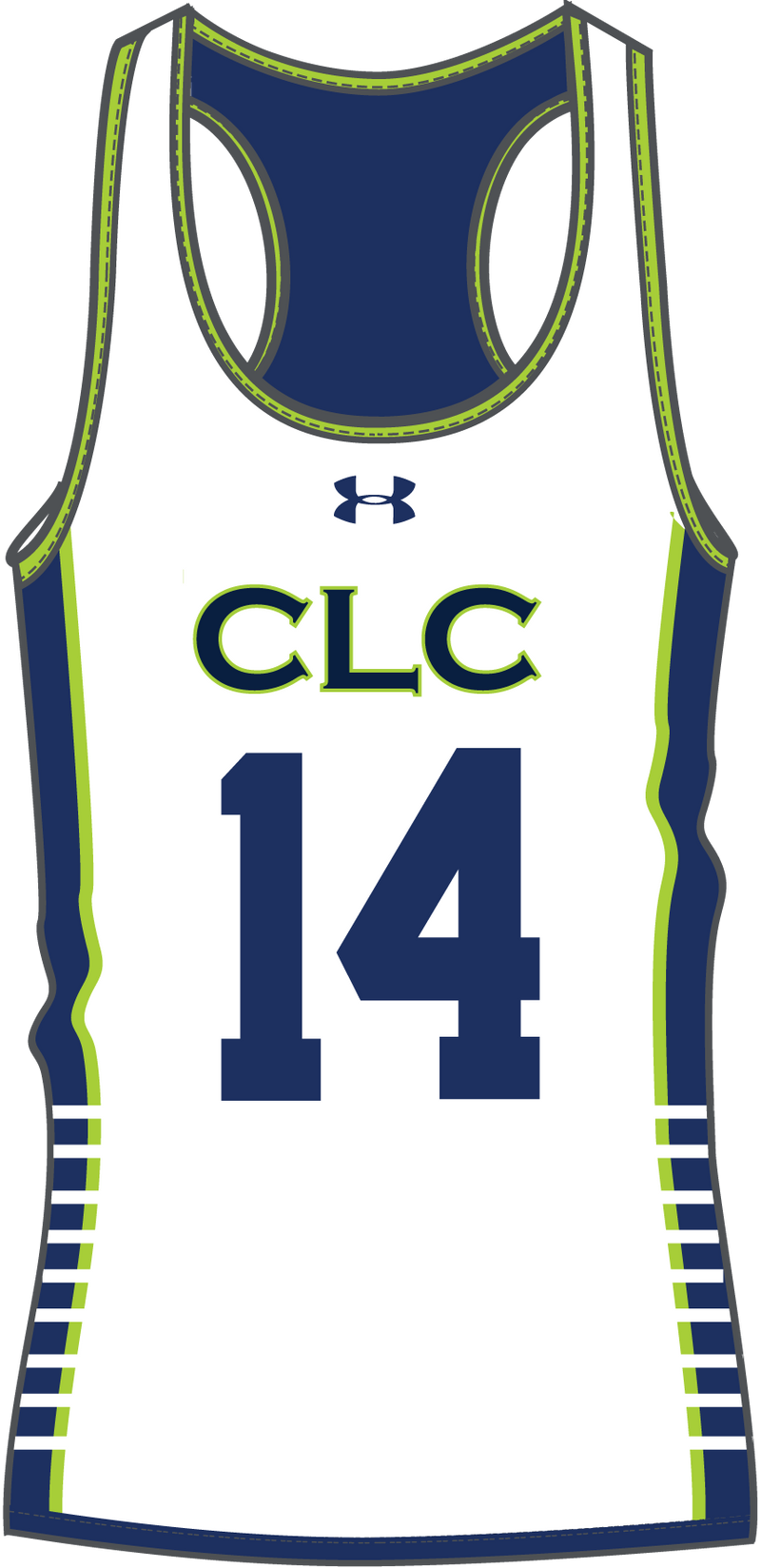 CLC Lacrosse UA Women's 1-Ply Reversible Jersey