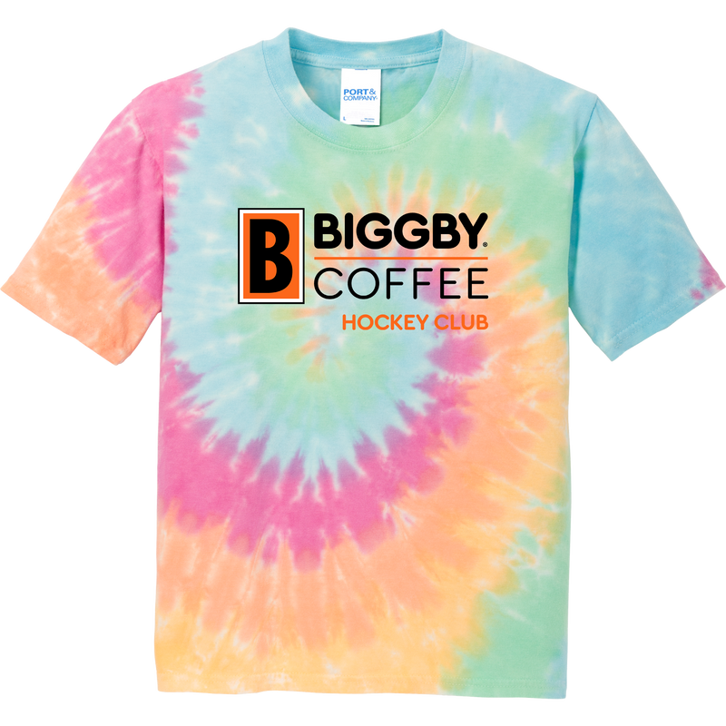Biggby Coffee Hockey Club Youth Tie-Dye Tee