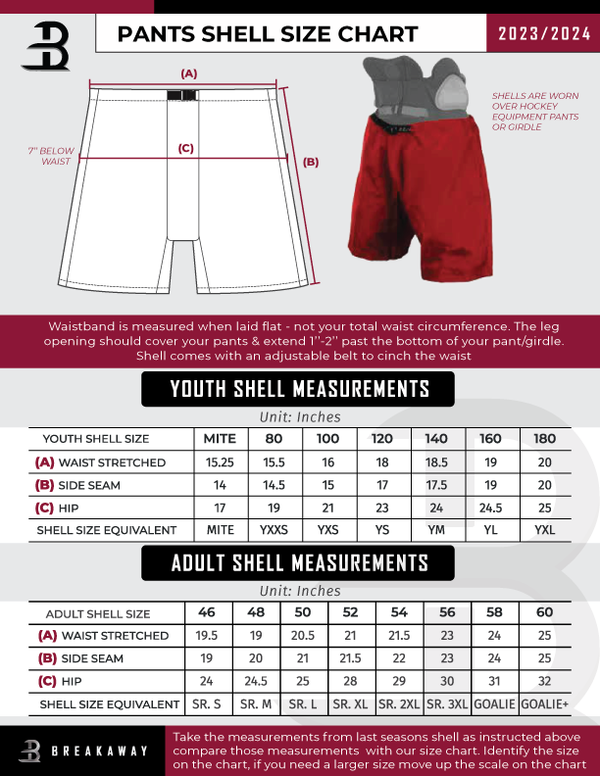 Sound Tigers Youth Hybrid Pants Shell - Extras